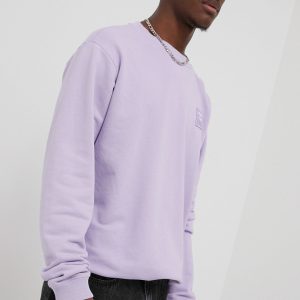 Fila bluza culoarea violet, neted