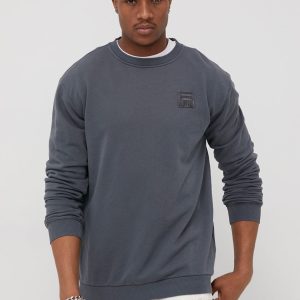 Fila bluza culoarea gri, neted