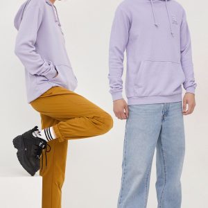 Fila bluza culoarea violet, neted