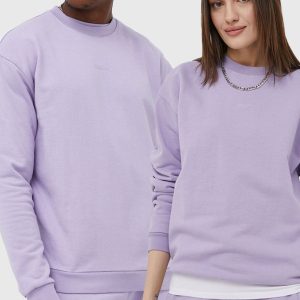 Arkk Copenhagen hanorac de bumbac culoarea violet, neted