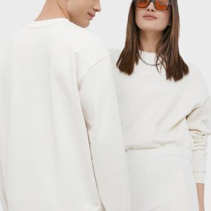 Arkk Copenhagen hanorac de bumbac culoarea bej, neted