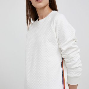 Paul Smith bluza femei, culoarea alb, cu imprimeu