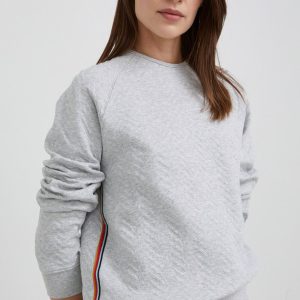 Paul Smith bluza femei, culoarea gri, cu imprimeu