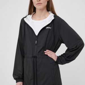 SS22-KUD015_99X_F1.jpg Dkny geaca cu doua fete femei, culoarea negru, de tranzitie