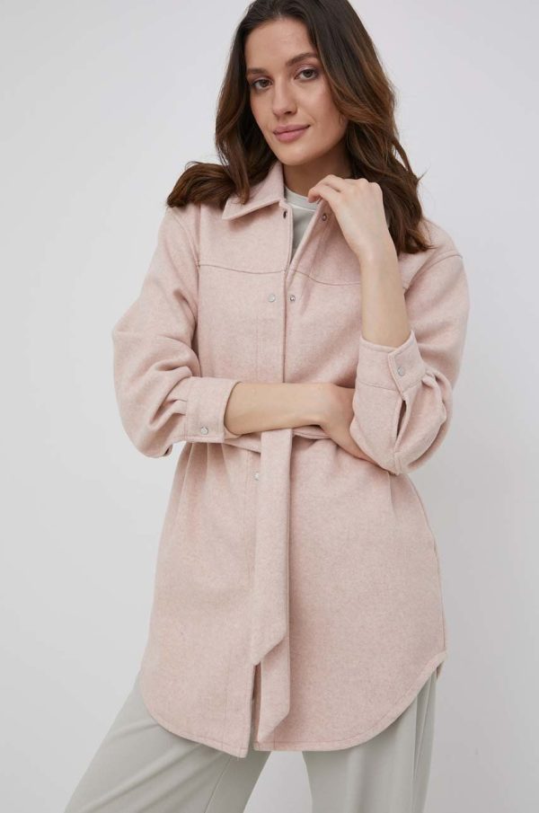 Vero Moda camasa femei, culoarea roz, regular