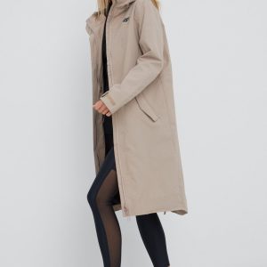SS22-KUD0O9_08X_F1.jpg 4F geaca femei, culoarea bej, de tranzitie