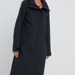 SS22-KUD0O9_99X_F1.jpg 4F geaca femei, culoarea negru, de tranzitie