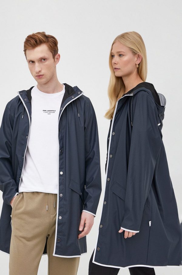 SS22-KUU00P_59X_F1.jpg Rains geaca de ploaie 18540 Long Jacket Reflective culoarea albastru marin, de tranzitie