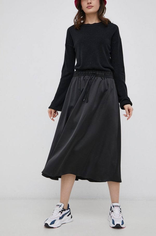 SS22-SDD025_99X_F1.jpg JDY fusta culoarea negru, midi, drept