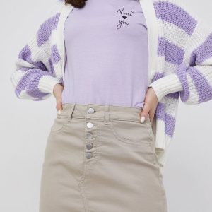 SS22-SDD02C_08X_F1.jpg JDY fusta culoarea bej, mini, drept