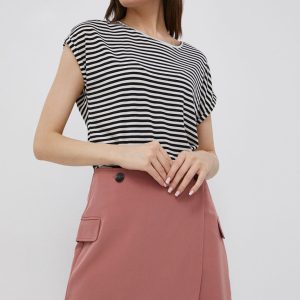 Only fusta culoarea roz, mini, evazati