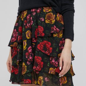 SS22-SDD038_99X_F1.jpg JDY fusta culoarea negru, mini, evazati