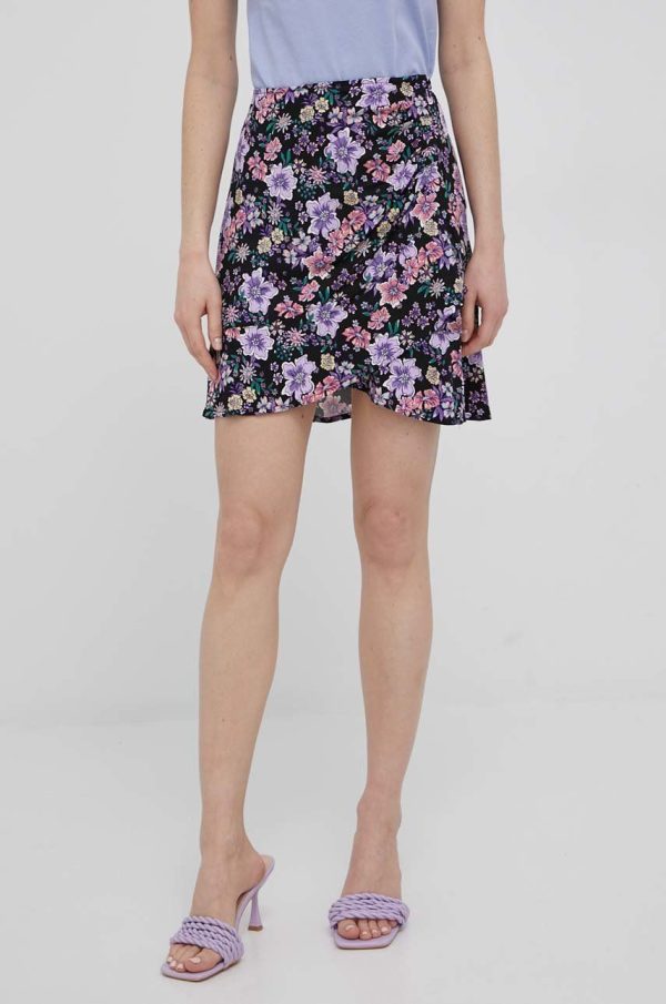 SS22-SDD03L_04X_F1.jpg Only fusta culoarea violet, mini, evazati