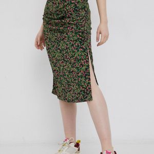 SS22-SDD04K_99X_F1.jpg Vero Moda fusta culoarea negru, midi, drept