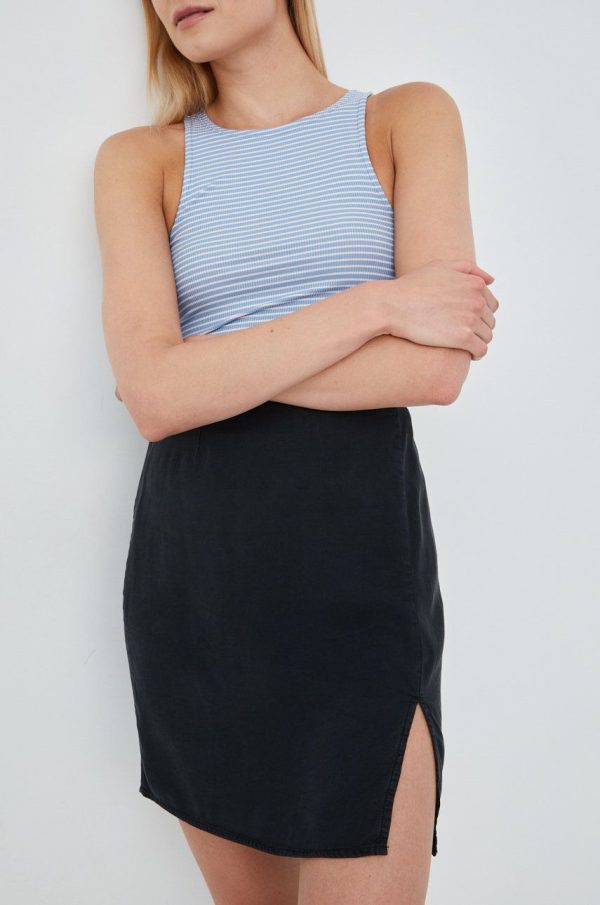Noisy May fusta culoarea negru, mini, drept