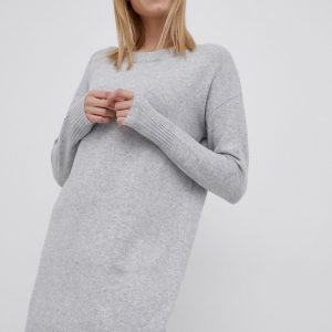 SS22-SUD00G_09X_F1.jpg Vila rochie culoarea gri, mini, drept