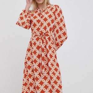 SS22-SUD0BZ_28X_F1.jpg JDY rochie culoarea portocaliu, mini, evazati