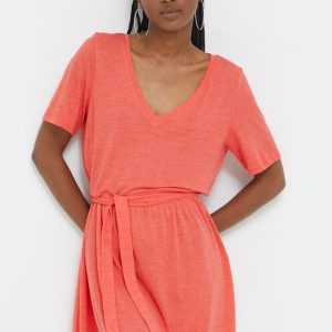 SS22-SUD186_29X_F1.jpg Vila rochie culoarea rosu, mini, evazati