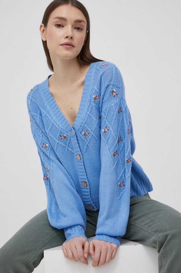 JDY cardigan femei, culoarea violet