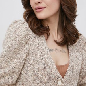 SS22-SWD052_80A_F1.jpg Only cardigan femei, culoarea bej, light