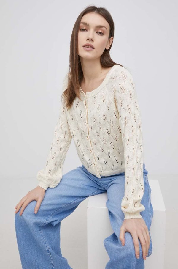SS22-SWD05Y_01X_F1.jpg Only cardigan femei, culoarea bej, light