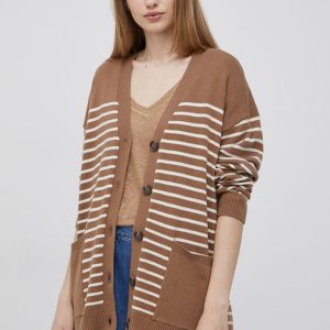 SS22-SWD07H_84X_F1.jpg Vila cardigan femei, culoarea maro, light