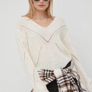 JDY pulover femei, culoarea bej, light