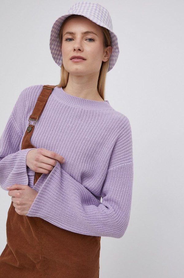 SS22-SWD08U_04X_F1.jpg Vero Moda pulover femei, culoarea violet,