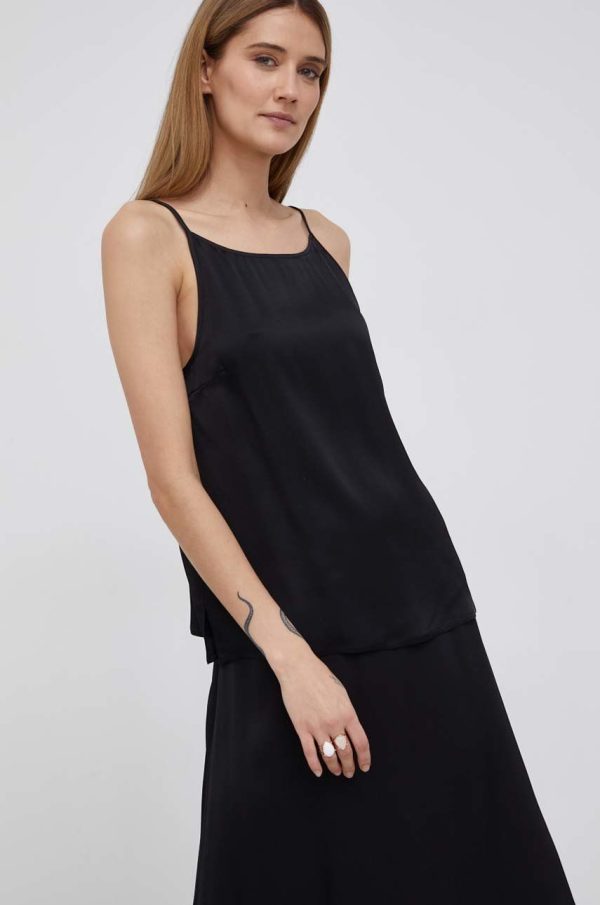 SS22-TSD1N0_99X_F1.jpg Drykorn Bluză Amaya culoarea negru