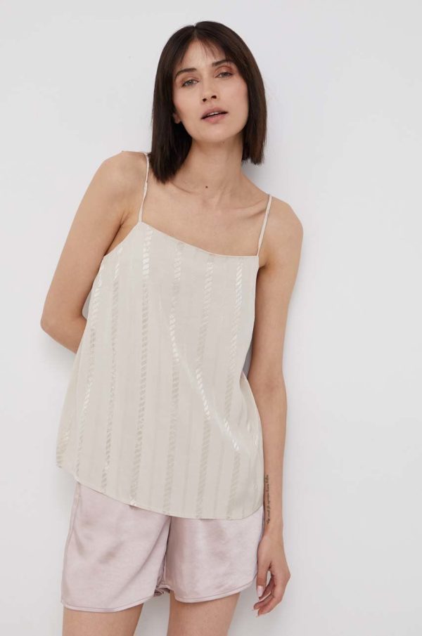 Sisley bluza culoarea bej