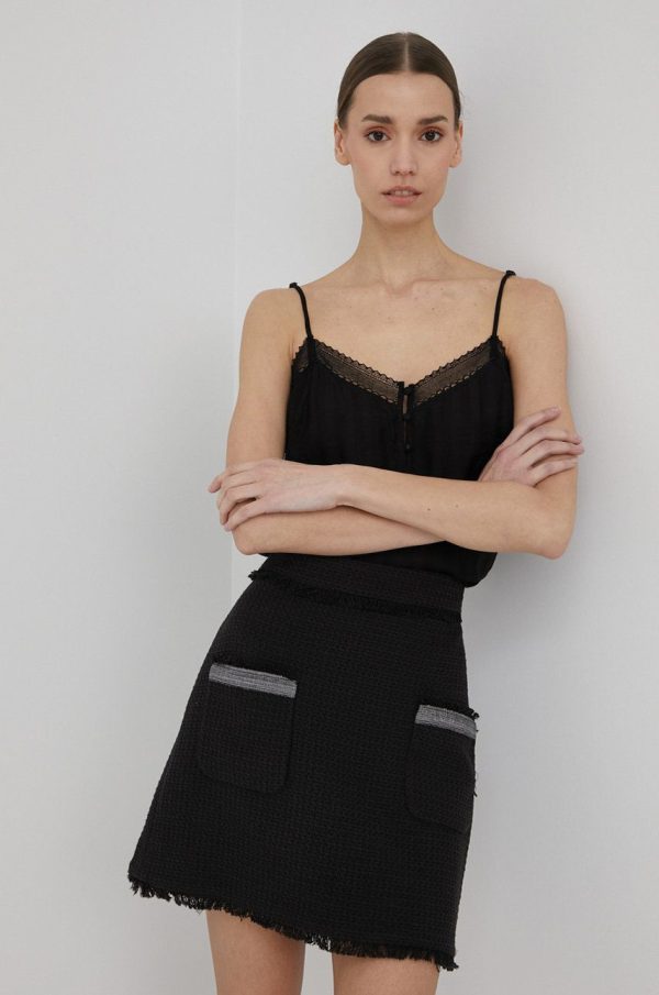 Sisley bluza culoarea negru