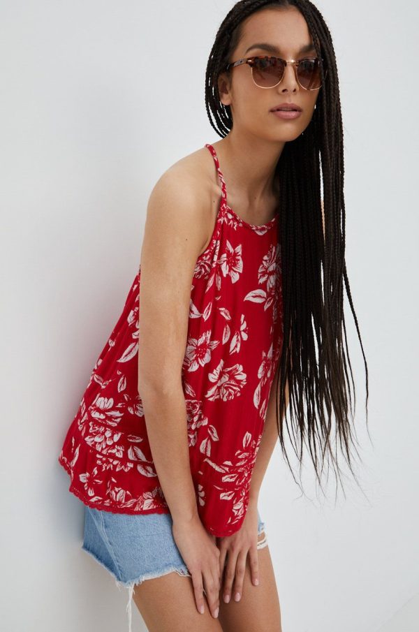 SS22-TSD1YY_33X_F1.jpg Superdry bluza culoarea rosu