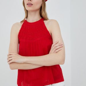 SS22-TSD1YZ_33X_F1.jpg Superdry bluza din bumbac culoarea rosu