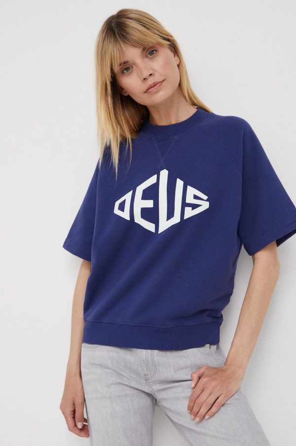 SS22-TSD2W5_59X_F1.jpg Deus Ex Machina bluza culoarea albastru marin
