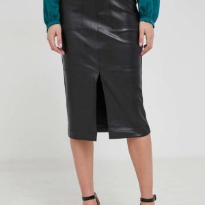WW22-SDD01T_99X_F1.jpg Answear Lab Fustă culoarea negru, midi, creion