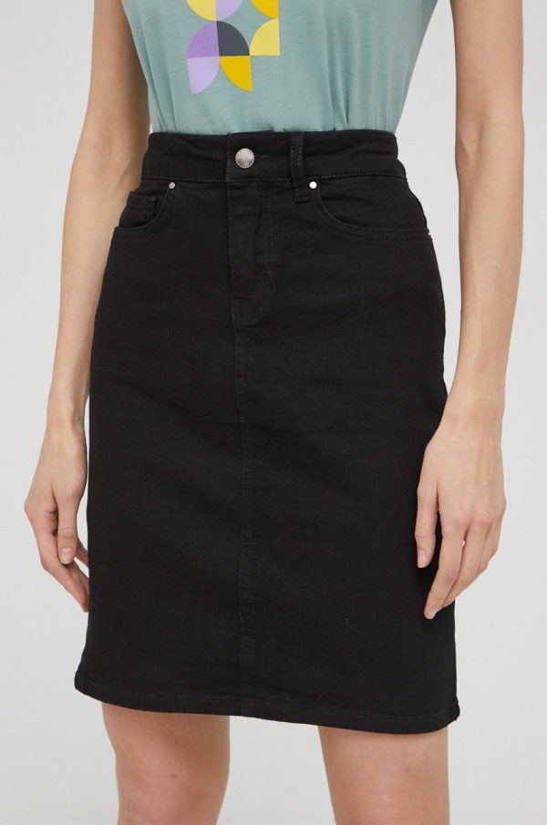 WW22-SDD04R_99X_F1.jpg Answear Lab fusta culoarea negru, mini, creion