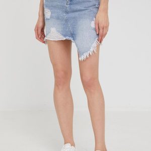 WW22-SDD05M_55X_F1.jpg Answear Lab fusta jeans mini, drept