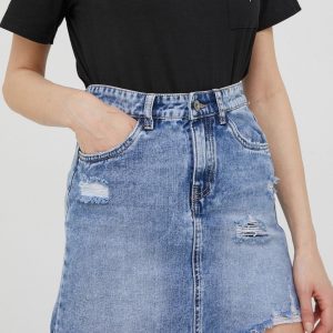 WW22-SDD05Y_55X_F1.jpg Answear Lab fusta jeans mini, drept