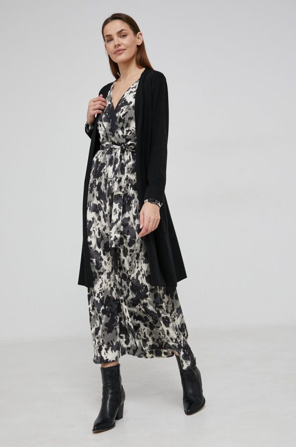 WW22-SWD0G1_99X_F1.jpg Answear Lab Cardigan femei, culoarea negru, light
