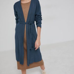 WW22-SWD0G5_77X_F1.jpg Answear Lab Cardigan femei, culoarea verde, light