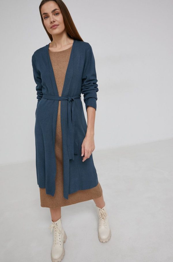 Answear Lab Cardigan femei, culoarea verde, light