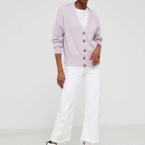 WW22-SWD0JI_04X_F1.jpg Answear Lab cardigan de lana femei, culoarea violet