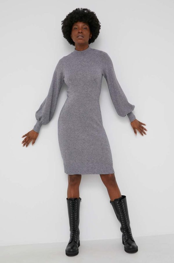 Answear Lab rochie femei, culoarea gri,