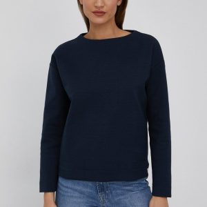 Geox bluza femei, culoarea albastru marin, neted