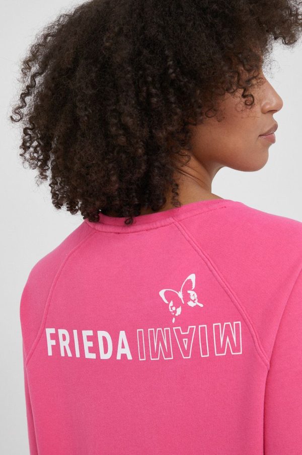 ZW22-BLD008_40X_F1.jpg Frieda & Freddies bluza femei, culoarea violet, cu imprimeu