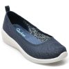 Balerini SKECHERS bleumarin, ARYA, din material textil