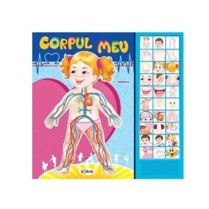 Carte cu sunete - Corpul meu (romana + engleza)