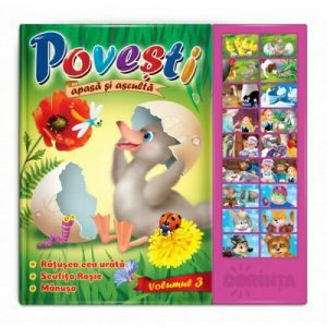 Carte cu sunete - Povesti (Vol. 3)