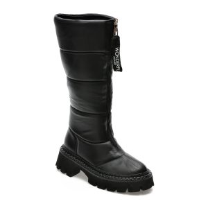 Cizme EPICA negre, 43GM816, din piele naturala