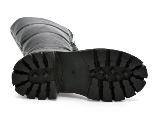 Cizme EPICA negre, 43GM816, din piele naturala